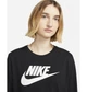 Лонгслив женский Nike Sportswear Essentials Long-Sleeve Logo T-Shirt XS Черный FJ0441-010 - изображение 4