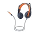 Zestaw słuchawkowy Logitech Zone Learn On-Ear 3.5 mm AUX Blue/Orange (981-001372) - obraz 5