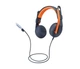 Zestaw słuchawkowy Logitech Zone Learn On-Ear USB-C Blue/Orange (981-001367) - obraz 5