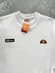 Зимовий чоловічий теплий спортивний костюм Ellesse світшот-штани, білий, розмір XS - изображение 5