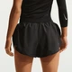 Шорти жіночі Nike Flow Swoosh 3In XS Чорний IF1473-010 - зображення 4