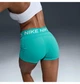 Шорти жіночі Nike Pro Womens Boy Cut Short Turquoise L Бірюзовий CZ9857-345 - зображення 2