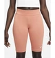 Шорты женские Nike Mid Rise Biker XS Оранжевый CZ8526-827 - изображение 3