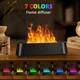 Аромадифузор зволожувач Flame Diffuser Humidifier 200 мл з LED-підсвіткою Портативний з ефектом полум’я та пультом керування - зображення 9