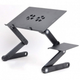 Столик-подставка для ноутбука Laptop Table T8 с активным охлаждением, стол-трансформер с 2 кулерами и регулировкой наклона - изображение 5