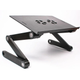 Столик-подставка для ноутбука Laptop Table T8 с активным охлаждением, стол-трансформер с 2 кулерами и регулировкой наклона - изображение 6