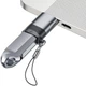 Адаптер Acefast J8 USB-A to USB-C 27W/10Gbps Metal Gray - изображение 3