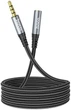 Кабель AUX Hoco UPA20 3.5mm to 3.5mm 1m Metal Gray - зображення 5