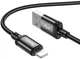 USB Кабель Hoco X89 Wind USB-A to Lightning 2.4A 1m Black - изображение 2