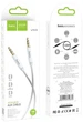 Кабель AUX Hoco UPA19 3.5mm to 3.5mm 1m Silver - зображення 4