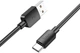 USB Кабель Hoco X96 Hyper USB-A to Type-C 3A 27W 1m Black - зображення 2