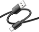 USB Кабель Hoco X96 Hyper USB-A to Type-C 3A 27W 1m Black - зображення 3