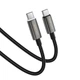 USB Кабель Acefast C23-03 Type-C to Type-C 60W 1.2m Black - изображение 1