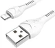 USB Кабель Hoco X37 Cool Power USB-A to Lightning 2.4A 1m White - изображение 2