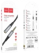 Кабель AUX Hoco UPA20 3.5mm to 3.5mm 2m Metal Gray - зображення 5