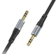 Кабель AUX Hoco UPA26 Fresh 3.5mm to 3.5mm 1m Black - изображение 2