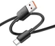 USB Кабель Hoco X96 Hyper USB-A to Type-C 6A 100W 1m Black - изображение 3