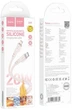USB Кабель Hoco X97 Crystal Color Type-C to Lightning 3A 20W 1m Light Pink - зображення 3