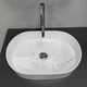 Раковина накладна VBI Verona 50 Marble White Glossy (VBI 011330) - изображение 3
