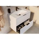 Шафка з умивальником Roca Reef 600 White matt (A857954529+A3272A3000) - изображение 3