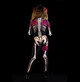 Детский карнавальный костюм «Санта Муэрте (День мёртв)» Aurora Хэллоуин Halloween белый 140 см - изображение 2