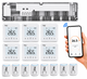 Зональное WiFI управление водяной теплый пол 6 зон 4HEAT | HR-03C + АE-3DW.WF (6 шт) + Сервопривод ATR (8 шт) - изображение 1