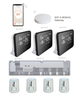 Бездротове Wi-Fi керування опаленням на 3 зони 4HEAT | HR-03RF + EGW01 + WT-20 (3 шт.) + Привод ATR (4 шт.) - зображення 1
