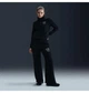 Спортивні штани жіночі Nike Sportswear Club Fleece Mid-Rise Wide-Leg Graphic Pants L Чорні HJ0869-010 - зображення 1