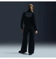 Спортивні штани жіночі Nike Sportswear Club Fleece Mid-Rise Wide-Leg Graphic Pants L Чорні HJ0869-010 - зображення 2