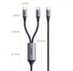 Кабель Ugreen L533 USB Type-C - 2x USB Type-C 140 Вт PD 1.5 м Black (75005) - зображення 8