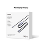 Кабель Ugreen L533 USB Type-C - 2x USB Type-C 140 Вт PD 1.5 м Black (75005) - зображення 9