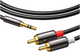 Аудіо-кабель Ugreen AV116 3.5 мм - 2 RCA 5 м (10591) - зображення 1