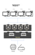 KVM-перемикач EKL eKL-04U 4-портовий USB - зображення 9