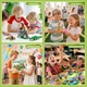 Конструктор HOGOKIDS 23 тварини Зоопарк з ігровим килимком та 2 кубиками - зображення 6