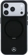 Etui Mercedes Leather with Ring Stand MagSafe do Apple iPhone 18 Pro / 17 Pro Czarne (3666339651947) - obraz 3
