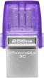 Накопичувач Kingston DataTraveler microDuo 3C 256GB USB 3.2 Gen 1 USB-A/USB-C (DTDUO3CG3/256GB) Silver - изображение 1