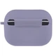 Кейс для навушників Soft Silicon Case з карабіном для AirPods 2 Чорний - изображение 2