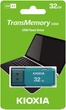 Накопичувач Kioxia TransMemory U202 32GB USB 2.0 (LU202L032GG4) Light Blue - зображення 3