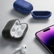 Кейс для навушників Alcantara Case з карабіном для AirPods Pro 2 Червоний - изображение 4