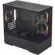 Корпус для ПК 1stPlayer CV6-BK-2FAR-2FH7R-1FH7 Midi-Tower без БЖ MicroATX/Mini-ITX ARGB Black - зображення 5