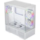 Корпус для ПК 1stPlayer CV7-WH-2FAR-W-2FH7R-W-1FH7-W Midi-Tower без БЖ ATX/MicroATX ARGB White - зображення 4