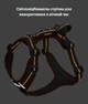 Шлея для собак Duomm No-Pull с поводком, регулируемая и светоотражающая оранжевый, XS (294XS-ORANGE) - изображение 8