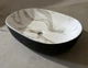 Раковина накладна MIXXUS PREMIUM ELLIPSE-0105 MARBLE-BLACK 600х400х150mm (MP6565) - изображение 8