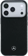 Etui Mercedes Leather Semi Wrap Wood Effect MagSafe do Apple iPhone 18 Pro / 17 Pro Czarne (3666339651343) - obraz 17