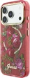 Etui Guess IML Glitter Blossom Roses do Apple iPhone 18 Pro Max / 17 Pro Max Burgundowe (3666339655716) - obraz 2
