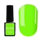 KIRA NAILS Гель лак №185 (неоново-салатовий), 6 мл - зображення 1