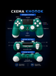 Джойстик ігровий універсальний для Sony PlayStation PS3 PS4 ПК iOS Android TV Windows бездротовий Doubleshock Bluetooth геймпад Sony Плейстейшен PS3 PS4 ПК комп'ютера Андроїд TV з подвійною вібрацією сенсором аудіо динаміком + зарядним біло-зелений - зображення 5