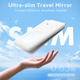 Дзеркало для макіяжу Auxmir Travel 1X/10X зі світлом, 3 режими освітлення, сенсорне керування, USB Type-C, 1500 мАг - зображення 6