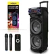 Акустична переносна колонка ZXX-9292 200 Вт 10" 72х43х34 см TWS/FM/USB/TF/SD/BT/REC/EQ/LED/2MIC/ДК - изображение 3