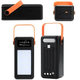 Повербанк 100000 mAh зовнішній акумулятор Power Bank із сонячною батареєю та дисплеєм для телефону 4 USB Type-C з ліхтариком - зображення 10